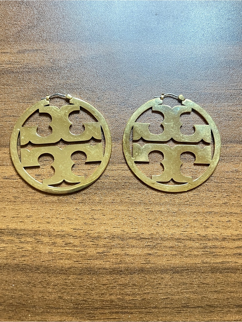 Tory Burch Icon Hoop Earrings